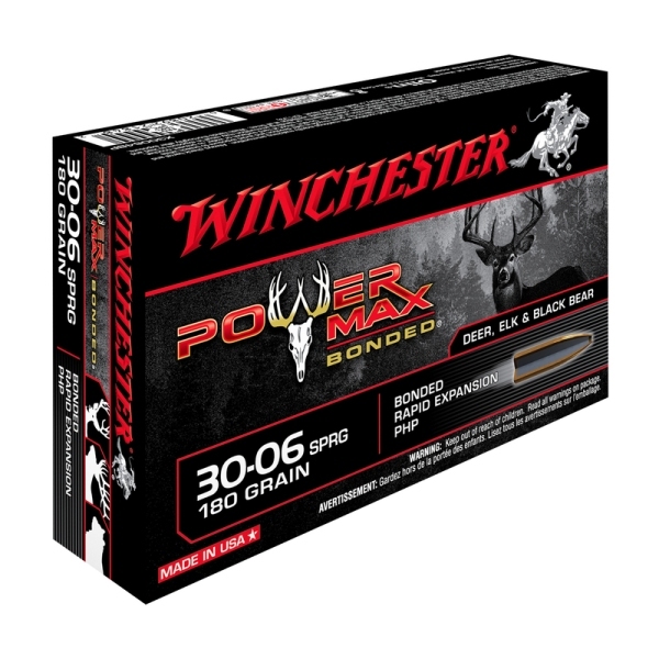 Winchester Power Max cal. .3006 Spr. 180gr Bonded conf. 20pz Gunsmarket
